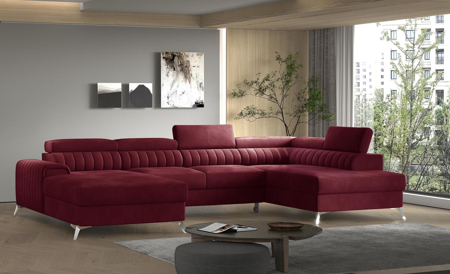 Wohnideebilder Lacante Rot Ecksofas & Eckcouches CO-LAC-RT-25LO Bild 1