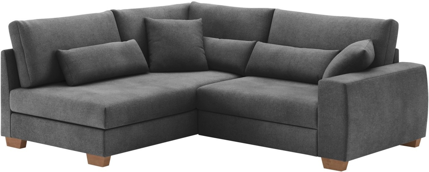 Mr. Couch Ecksofa Helena L-Form, mit Taschenfederkern, bis 140 kg belastbar, wahlweise mit Bett Bild 1