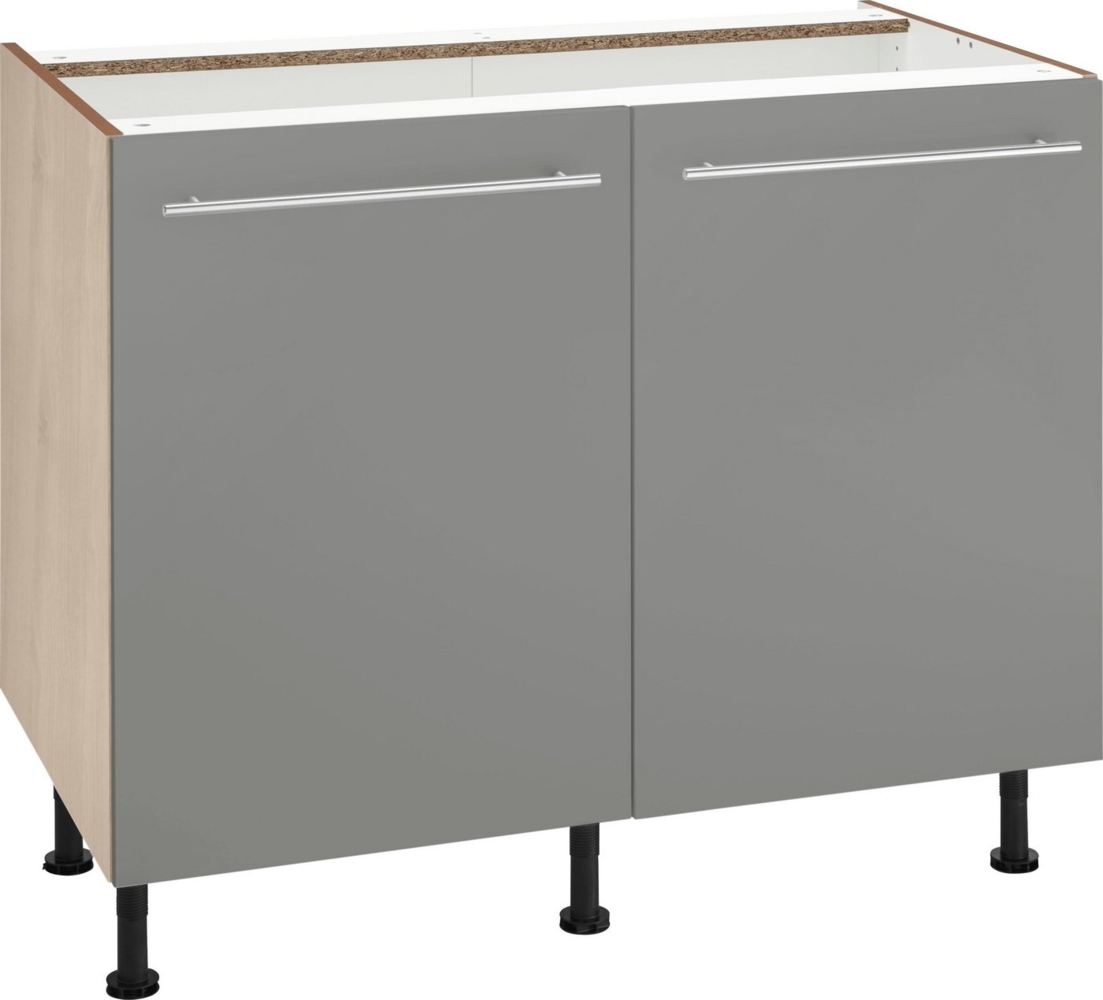 OPTIFIT Unterschrank Bern 100 cm breit, mit 2 Türen, mit höhenverstellbaren Füßen Bild 1