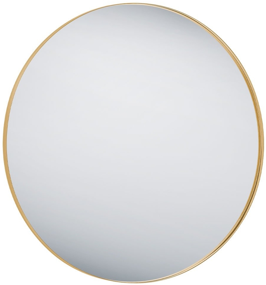 Rahmenspiegel Big / Britta , Glas, Metall , Verspiegelt, Gold , 110 x 110 x 0 cm Bild 1