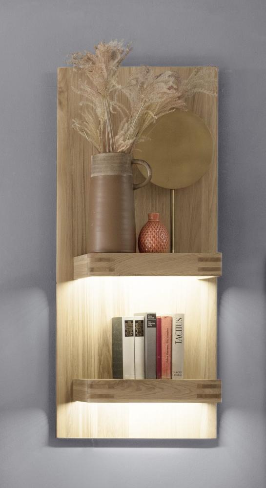 Wandregal Salvador | Eiche Bianco ohne Beleuchtung Bild 1