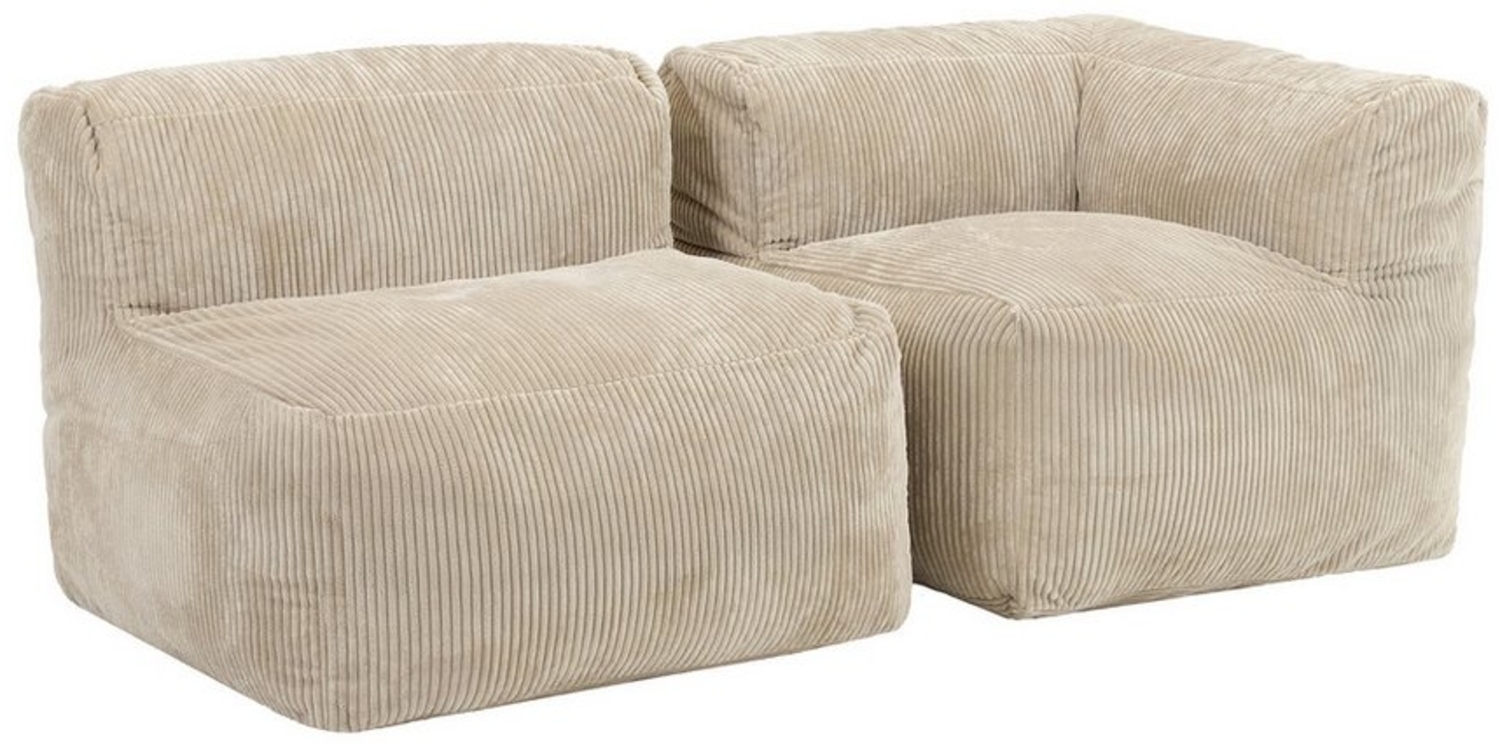 icon Sofa Modulares Ecksofa 2 Stück aus Kunstfell Flauschig „Zen“, Spar-Set, Schaumstoff Füllung, für Wohnzimmer, für Schlafzimmer Bild 1
