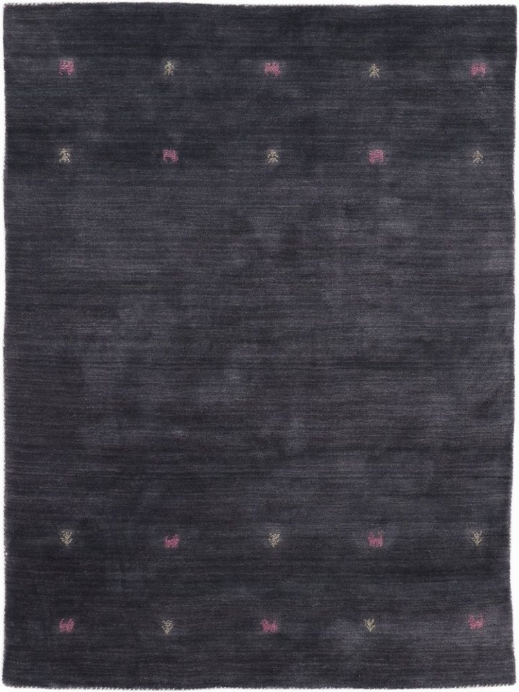 carpetfine Wollteppich Gabbeh Uni, auch als Läufer erhältlich, rechteckig, Höhe: 15 mm, reine Wolle, handgewebt, Gabbeh Loom Tiermotiv, große Farbauswahl Bild 1
