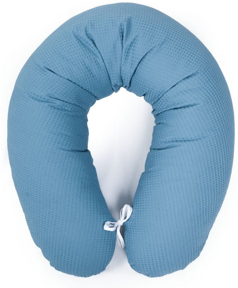 Amilian Stillkissen 170 cm mit Waffelstruktur - Seitenschläferkissen & Lagerungskissen, XXL Körperkissen für Stillzeit – Bezug waschbar, Schwangerschaftskissen mit Füllung, Made in EU Bild 1