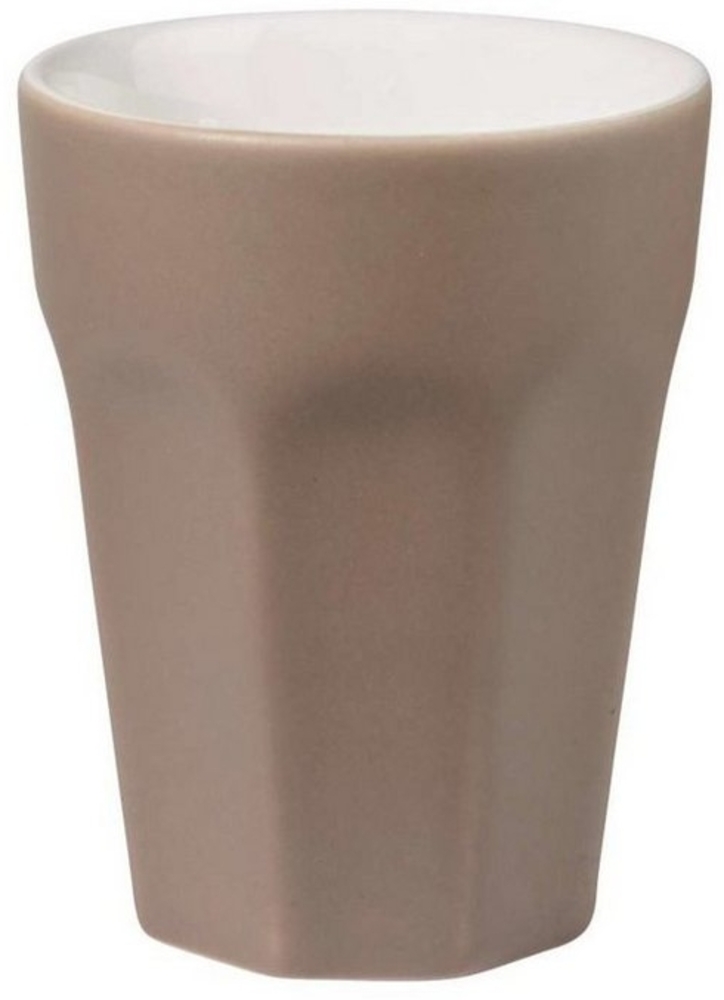 ASA Selection ti amo colore Becher Espresso, Espressobecher, Kaffeetasse, Tasse, Steingut, Taupe, 100 ml, 5079208 Bild 1