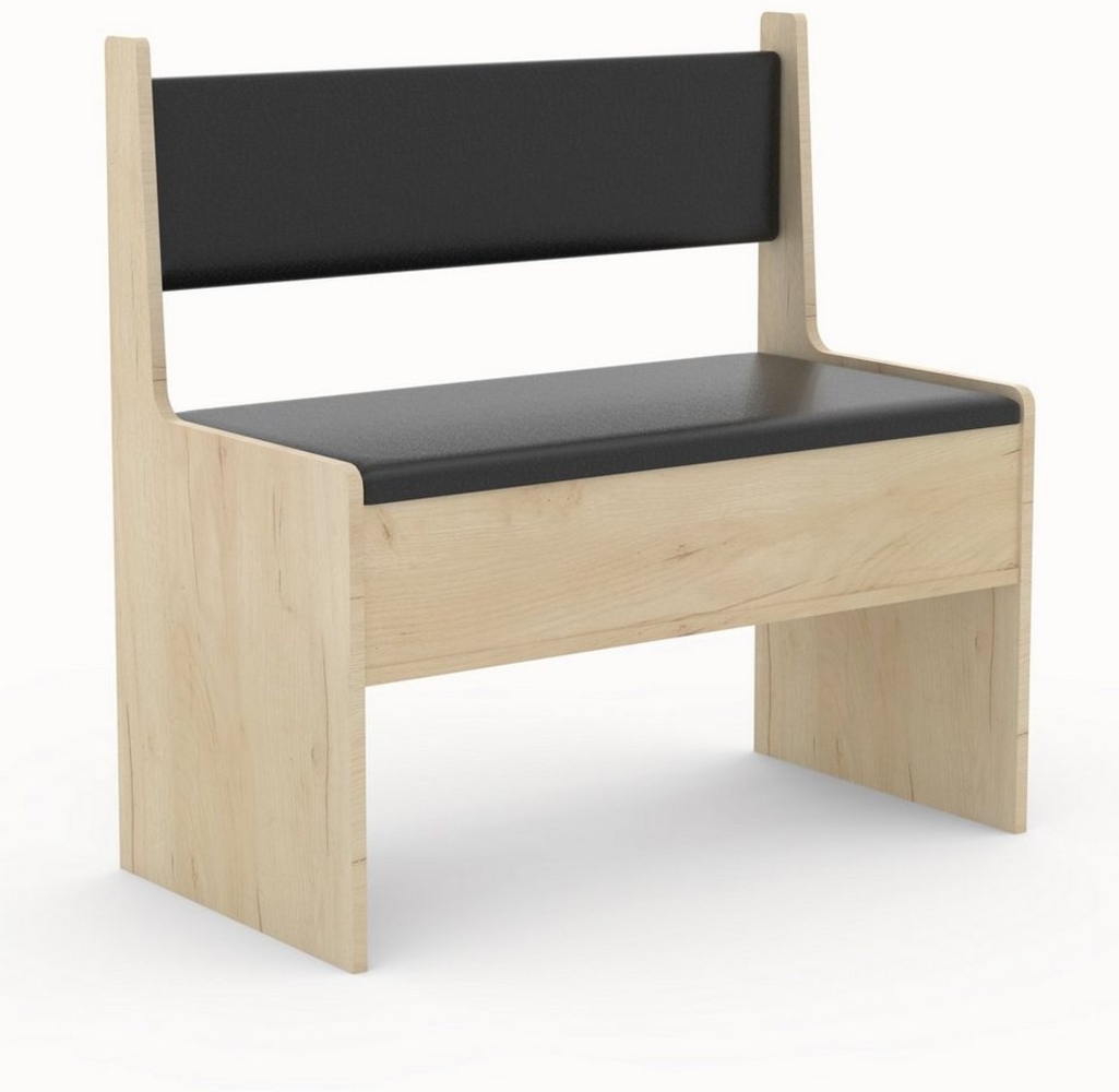 VCM Essgruppe Esal 918348 Anthrazit / Honig-Eiche H. 80 x B. 80 x T. 42 cm Bild 1