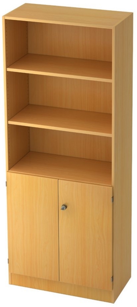 bümö Aktenregal office Regalschrank - 5 Ordnerhöhen, Dekor: Buche Bild 1