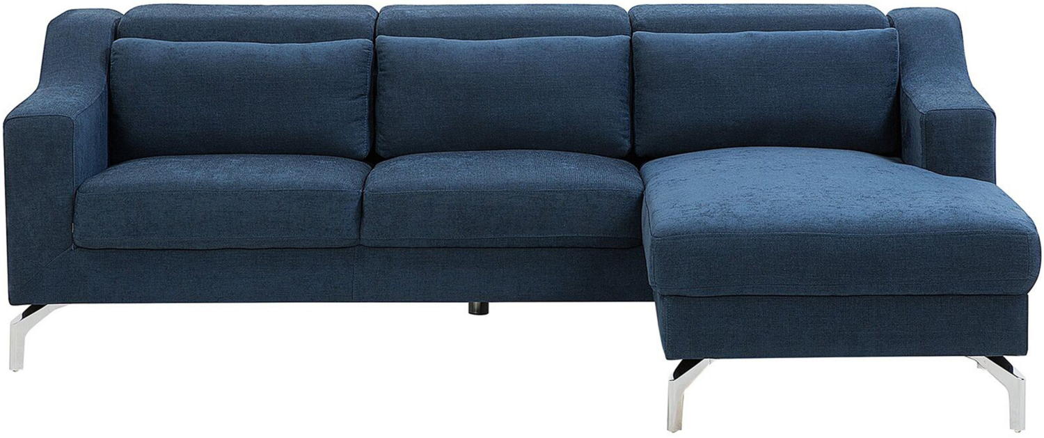 Ecksofa Polsterbezug marineblau GLOSLI Bild 1