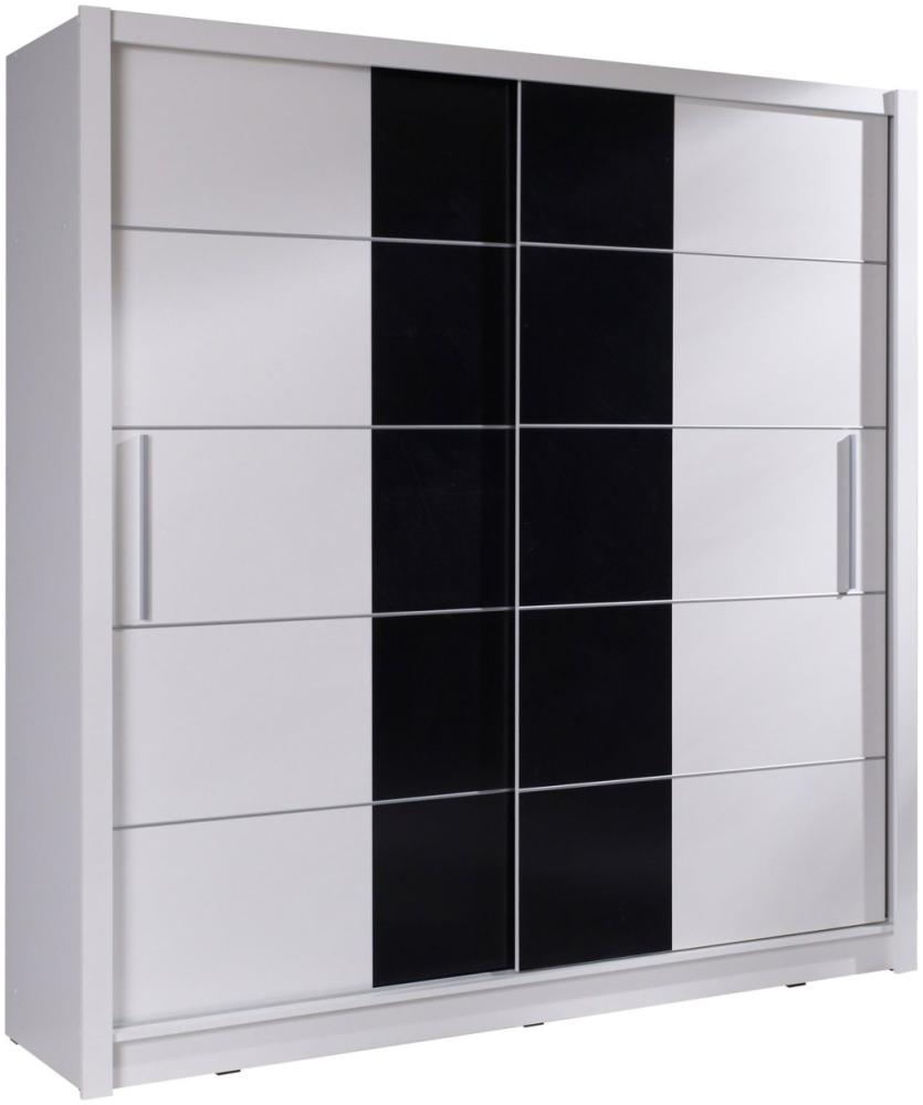 Schiebetürenschrank Bari Kleiderschrank 2050x62x215cm 2-türig Bild 1