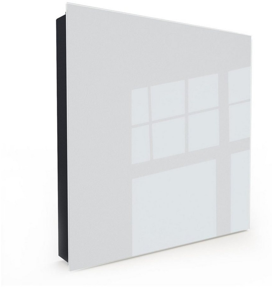 Primedeco Schlüsselkasten Dekor-Schlüsselkasten, Magnetpinnwand und Memoboard mit Glasfront Motiv Hellgrauer Hintergrund Bild 1