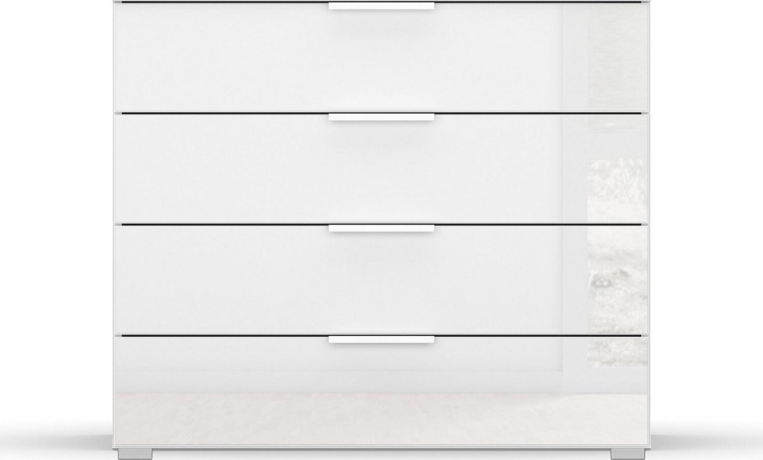 rauch Schubkastenkommode Sideboard Kommode Schubkastenkommode KOLUNA mit Glasfront, Breite 93 cm mit 4 großen Schubladen für viel Stauraum MADE IN GERMANY Bild 1