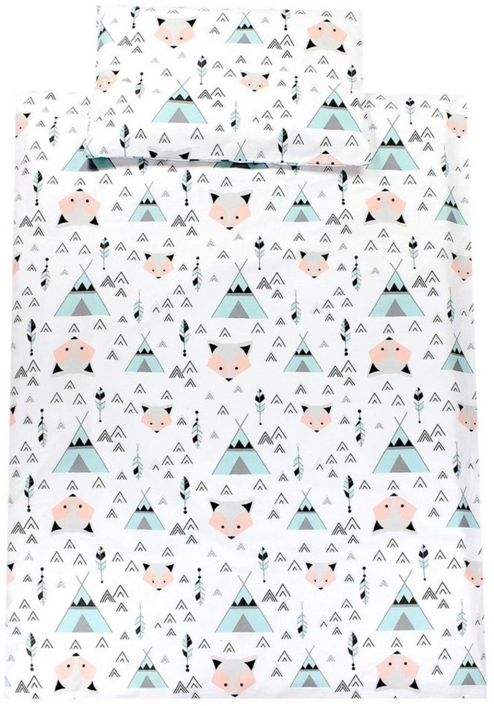 TupTam Babybettwäsche Kinder Bettwäsche Set Babybettwäsche Bettbezug Kissenbezug 2-tlg Bild 1