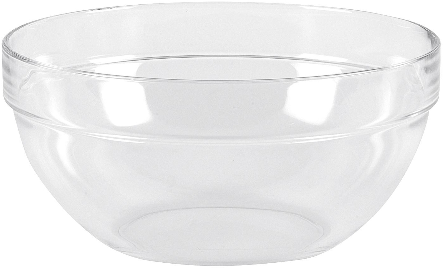 Luminarc 73113 Empilable Salatschale Schüssel, Glas, stapelbar, Ø 23 cm, klar Bild 1