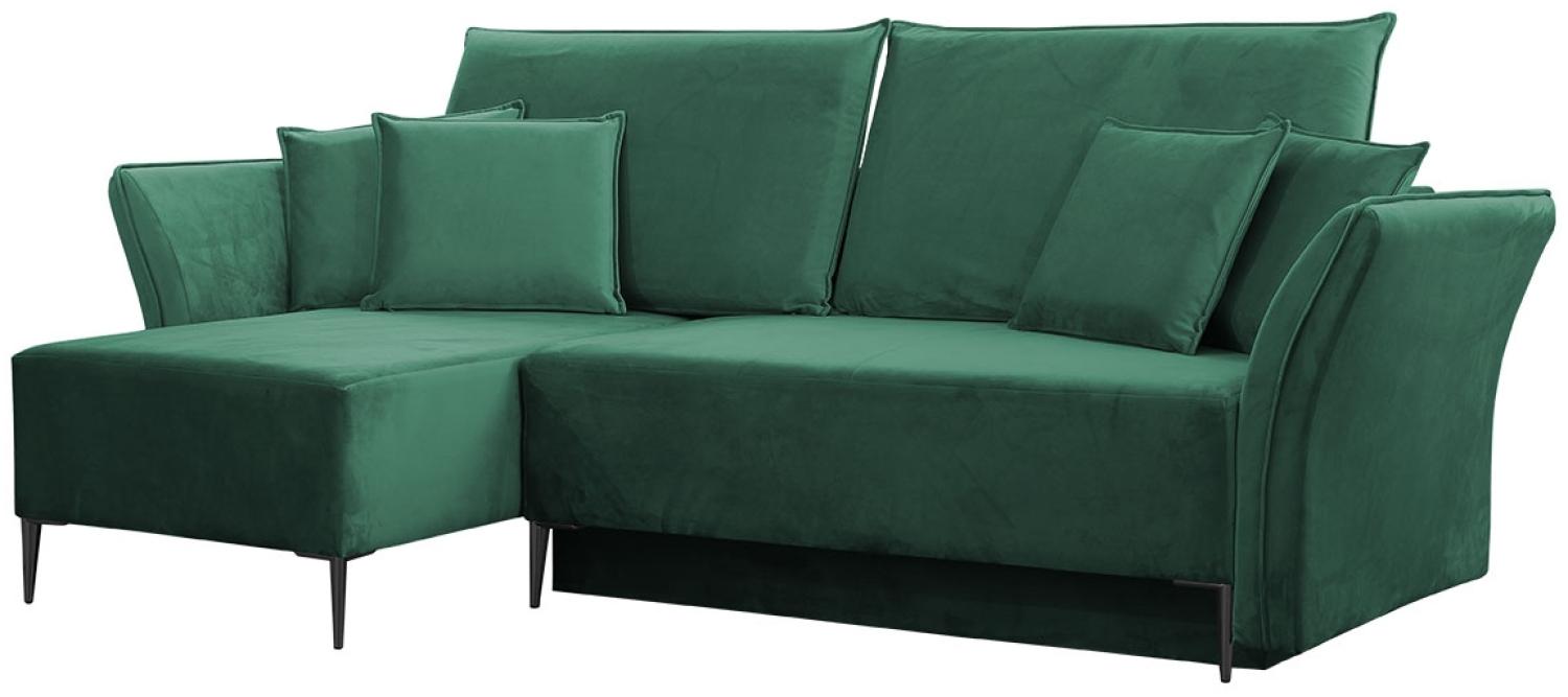 Ecksofa Mokoli (Farbe: Tiffany 10, Füße: Schwarz) Bild 1