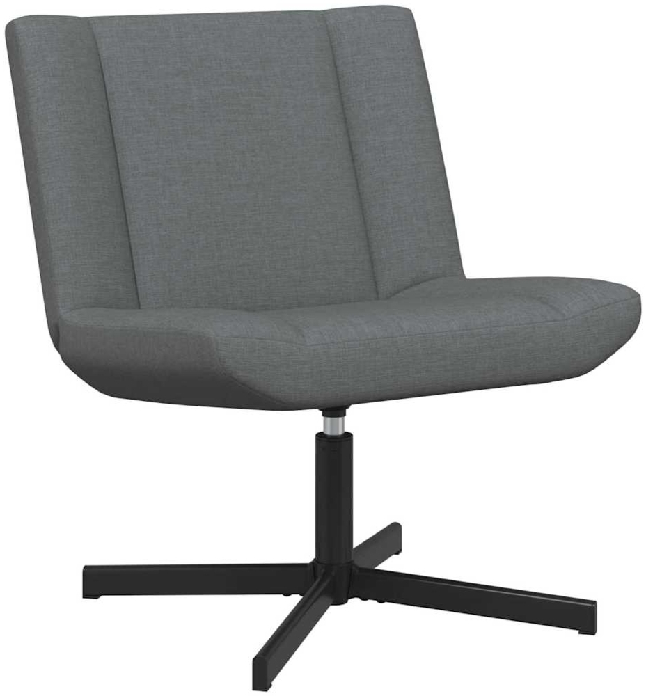 vidaXL Drehstuhl Dunkelgrau 63 x 75 x 76 cm Stoff 42007326 Bild 1