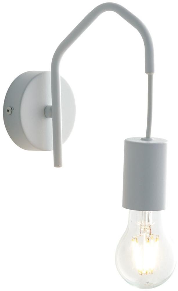 Außergewöhnliche Wandlampe HABITAT weiß - minimalistische Designerlampe Bild 1