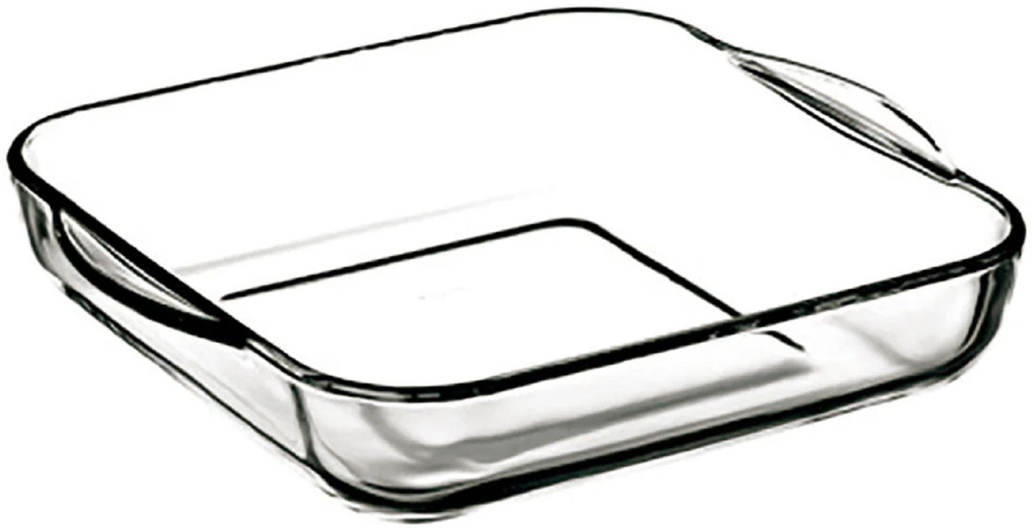 Pasabahce Auflaufform rechteckig 1950cc ohne Deckel, Backform, Servierform eckig aus Glas 22 x 6 x 25,5 cm Bild 1