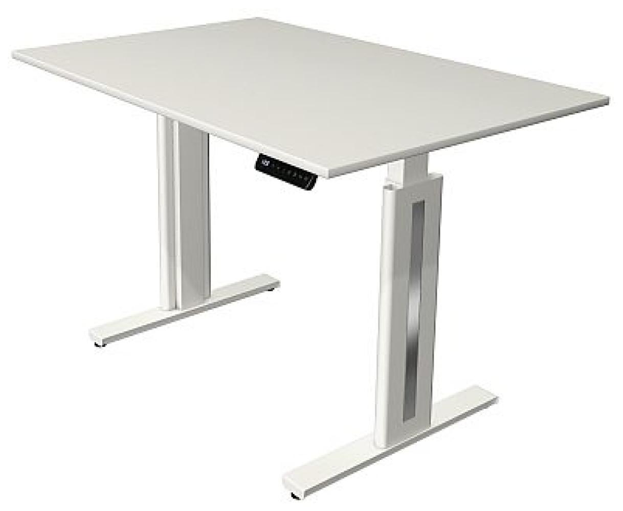 Kerkmann Move 3 Schreibtisch Steh und Sitztisch fresh (B) 120 x (T) 80 cm grafit Bild 1