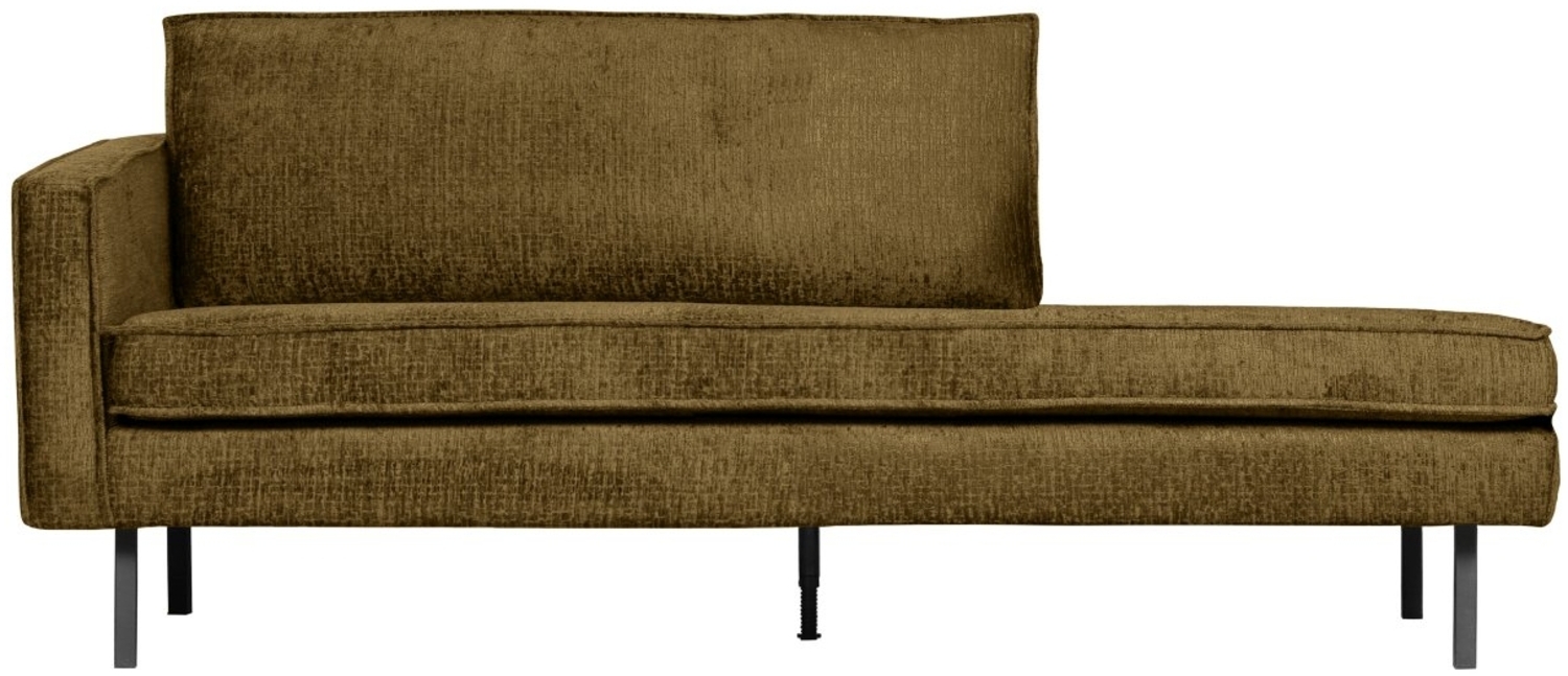 Daybed Rodeo aus Struktursamt Links, Brass Bild 1