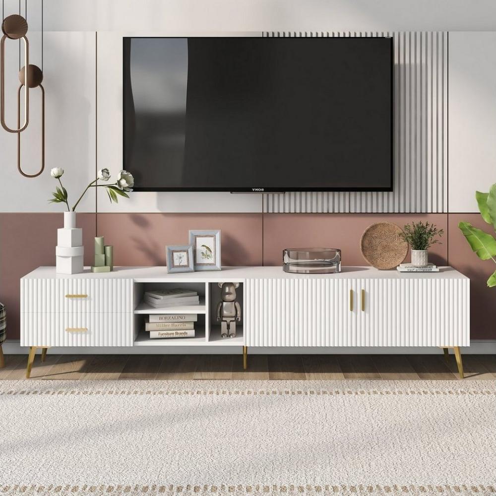 Celya TV-Schrank TV-Ständer für 75-Zoll-Fernseher, Lowboards, TV-Boards TV-Konsolentisch Bild 1