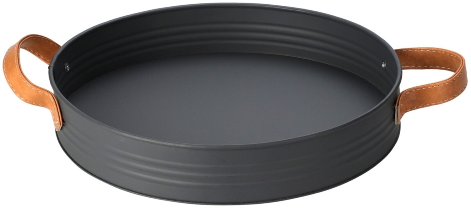 Neuetischkultur Metall mit Griffen Tablett Bild 1