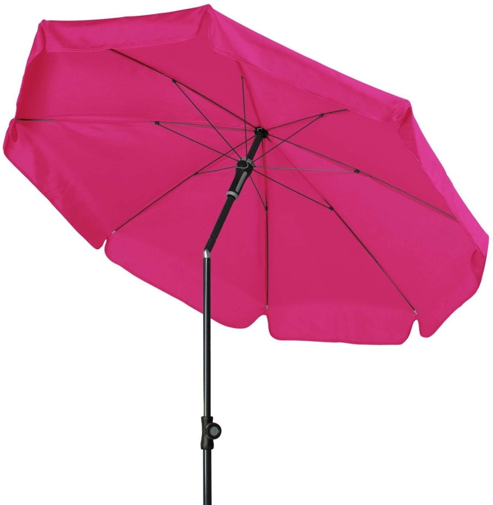 Doppler Sunline Neo 150 Sonnenschirm rund 150 cm in 13 Farben Mittelmastschirm Balkonschirm 852 Fuchsia Bild 1