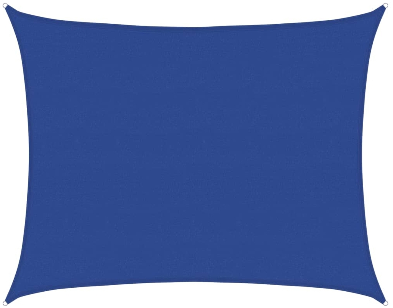 vidaXL Sonnensegel 160 g/m² Rechteckig Blau 6x7 m HDPE 311524 Bild 1