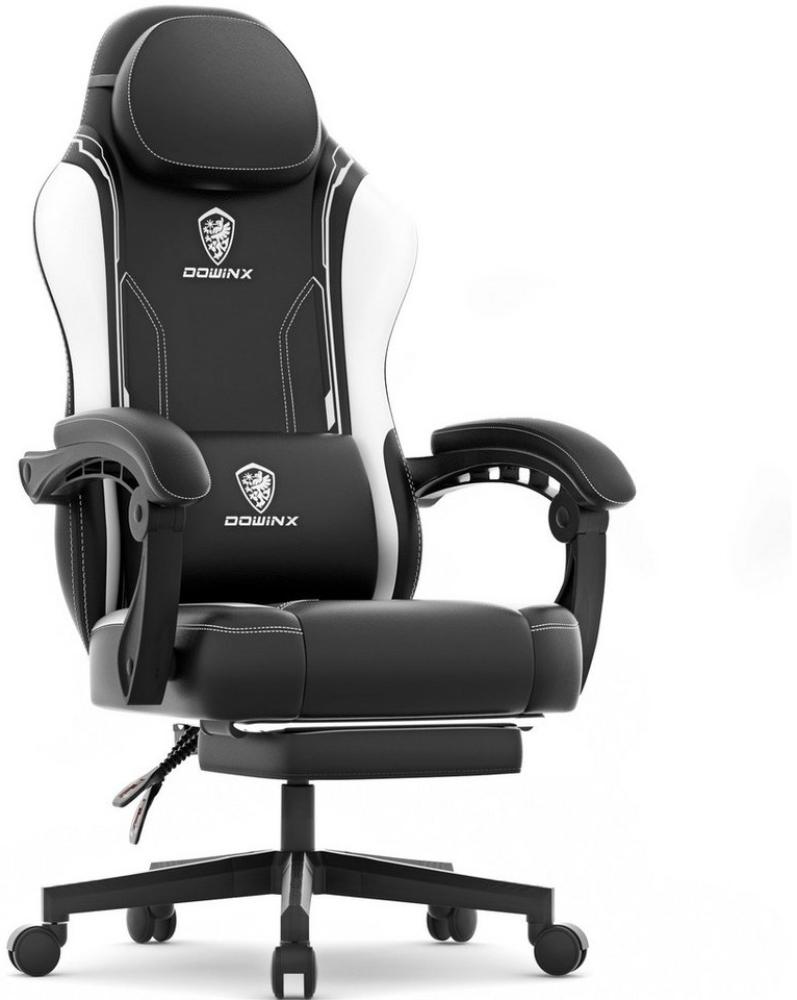 Dowinx Gaming-Stuhl Ergonomischer Gaming Sessel, Racing Gamer Stuhl mit Lendenwirbelstütze, PC-Stuhl Verbreiterte Rückenlehne Bild 1