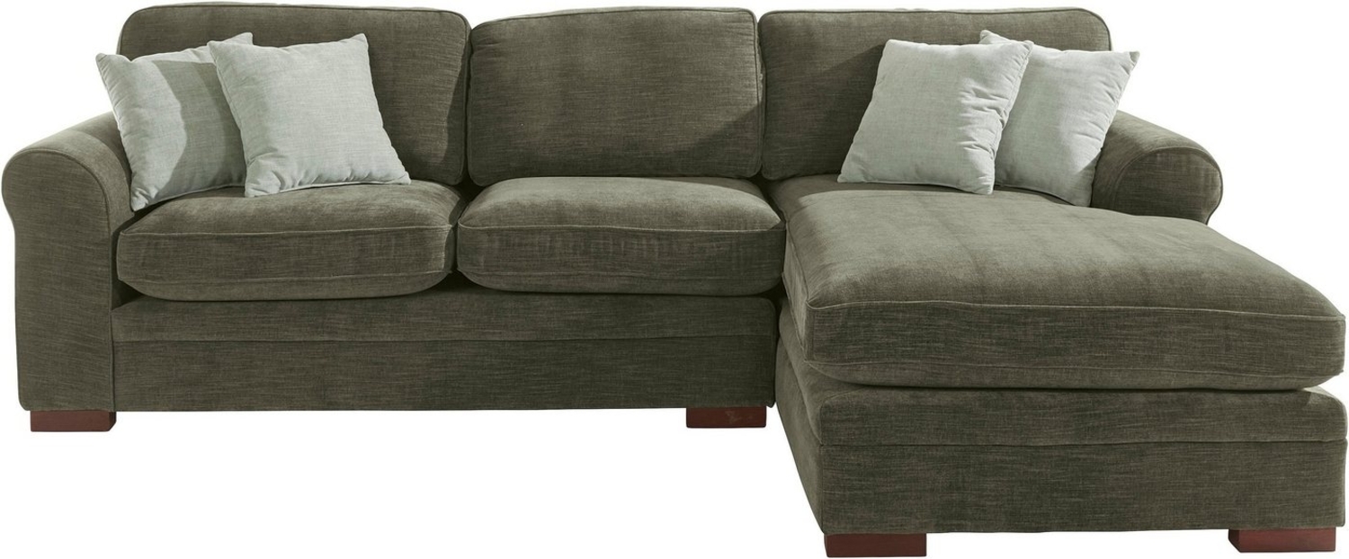 Home affaire Ecksofa Broughton L-Form, weicher Sitzkomfort, incl. 4 Zierkissen, Keder Bild 1