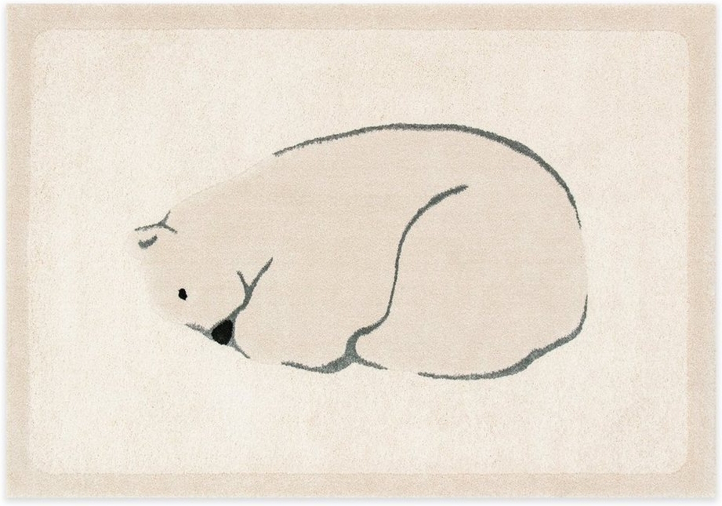 DomDeco Hochflor-Teppich Hochflorteppich MOMO, Serie "Bärli" Bild 1