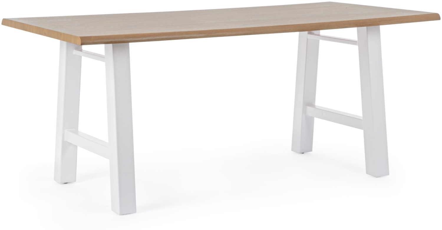 Esstisch Fred aus MDF, 180 cm, Weiß Bild 1