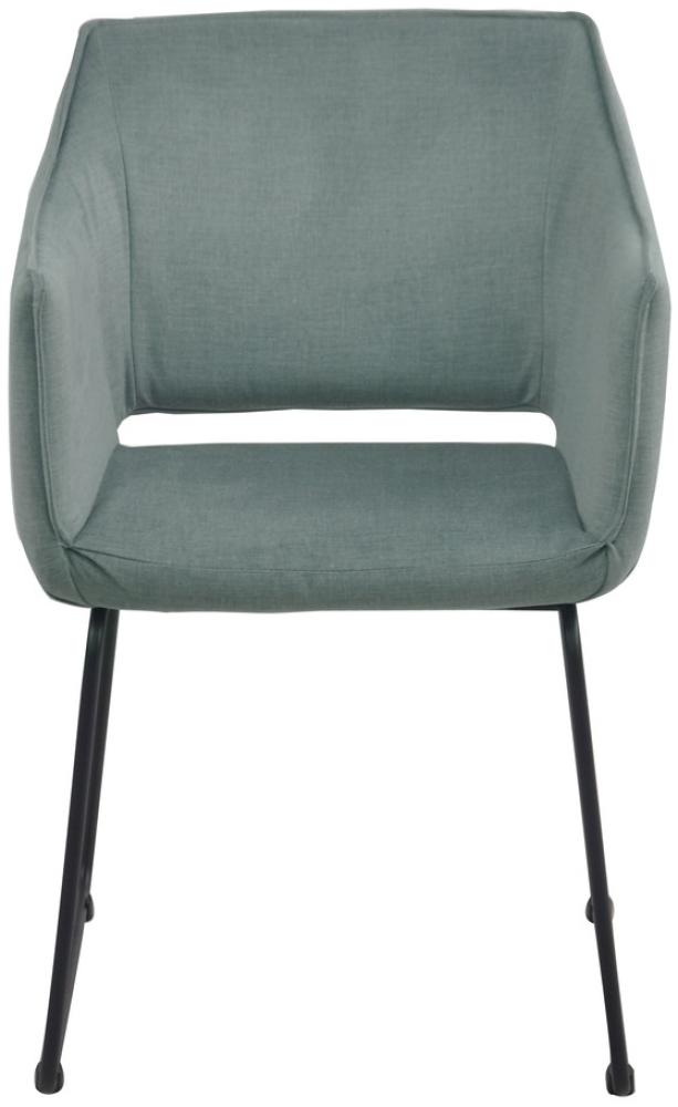 SIT&CHAIRS Tom Tailor Armlehnstuhl 2er-Set Celadon Stahl Schwarz Bild 1