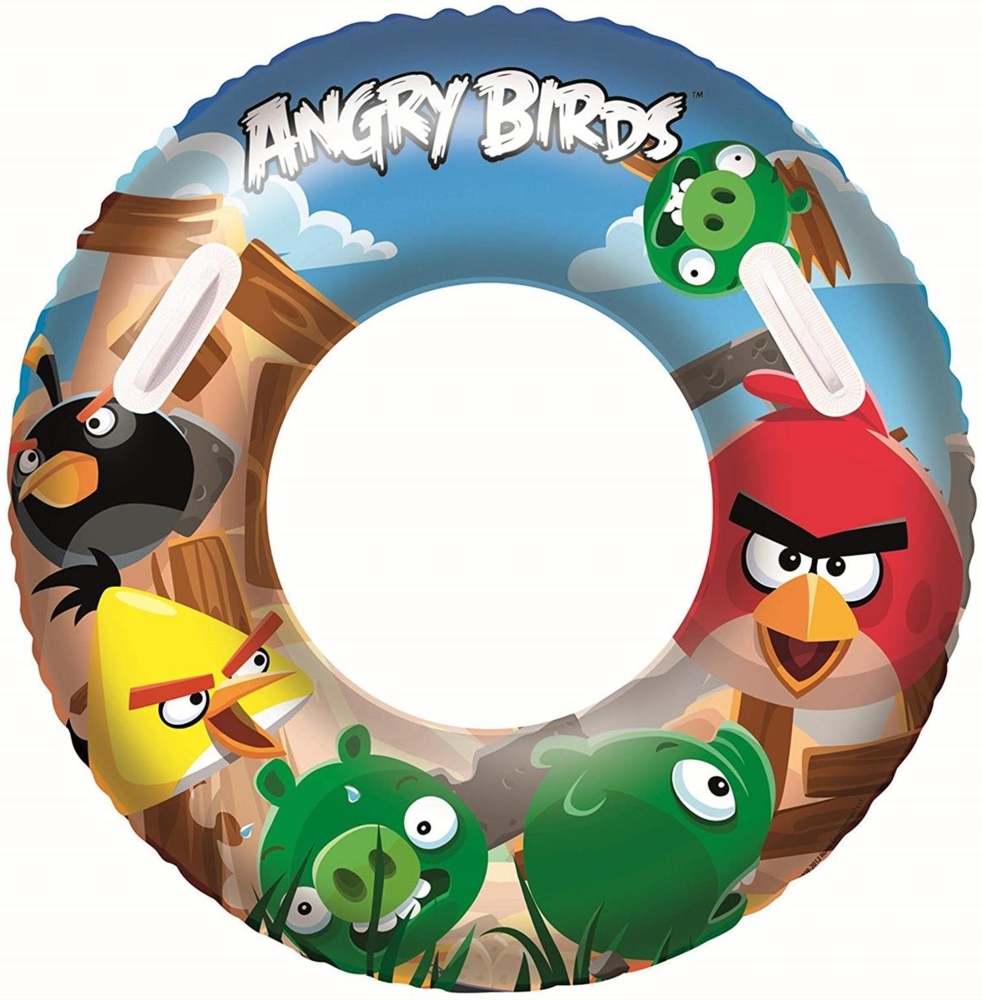 Bestway Schwimmring Angry Birds 91 cm Schwimmhilfe Bild 1