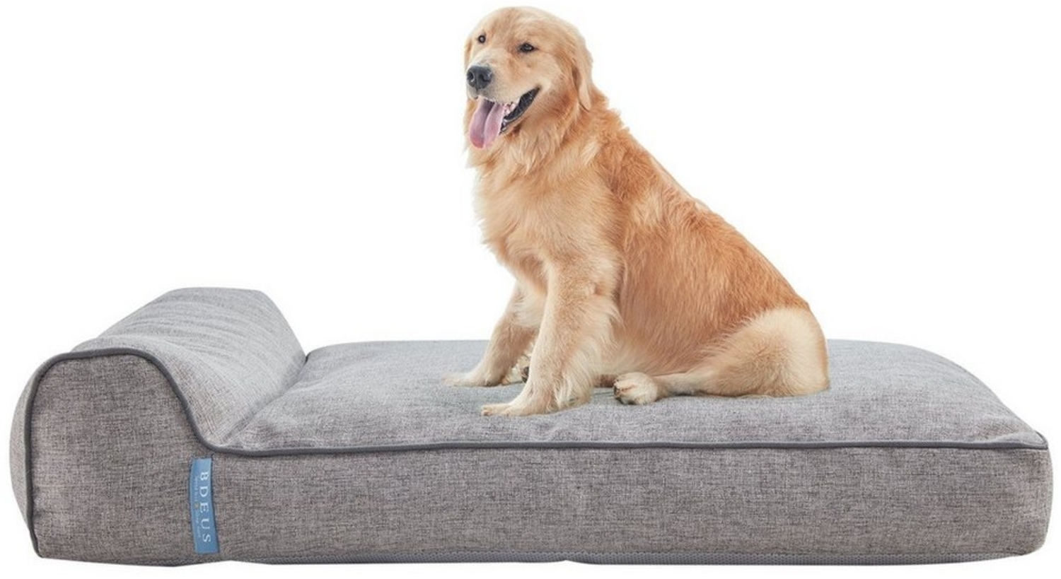 TopMeow Tierbett Orthopädisches Hundebett, Abnehmbar, Waschbar, Polyester, Hundesofa, Hundekorb, 89*66*12,7 cm, flauschig weich Bild 1