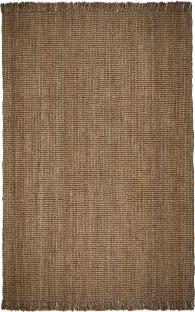 FLAIR RUGS Teppich Jute Boucle, rechteckig, Höhe: 7 mm, aus 100% Jute, mit Fransen, aus Naturfasern Bild 1