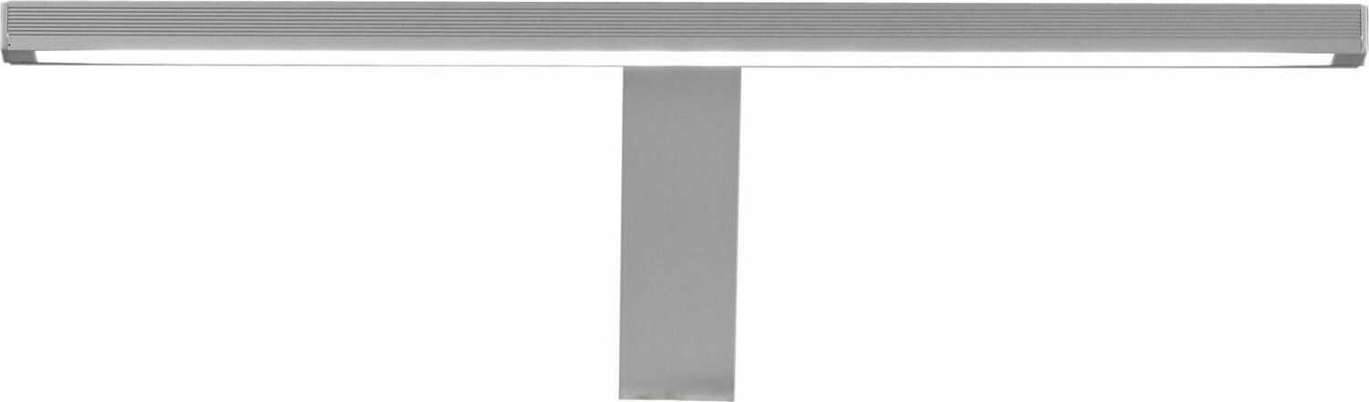 LED Spiegellampe Gemo in Chrom mit Steckdose Bild 1