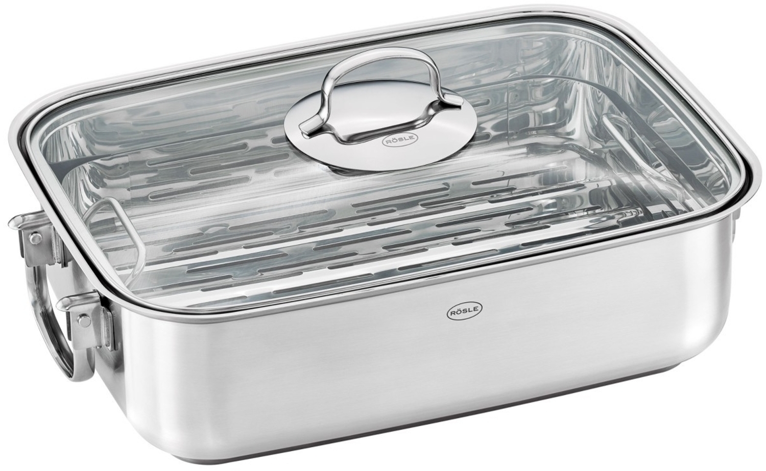 Rösle Bräter Rechteckig ELEGANCE Glasdeckel Bild 1