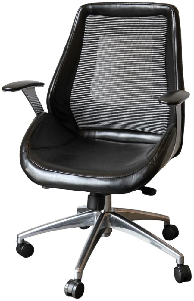 Bürodrehstuhl Schalensitz Schreibtischstuhl Drehstuhl Chefsessel Racer "GT2" schwarz/black Classic Car Seat 212655 Bild 1