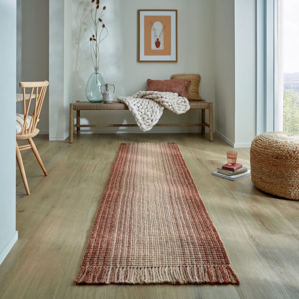 FLAIR RUGS Läufer Jute Ombre, rechteckig, Höhe: 8 mm Bild 1