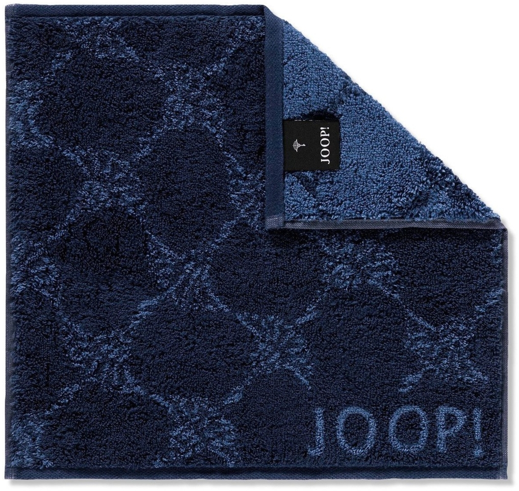 JOOP! Handtücher JOOP! Seiftuch Classic Cornflower 1611, 14 Navy, Baumwolle (1-St) Bild 1