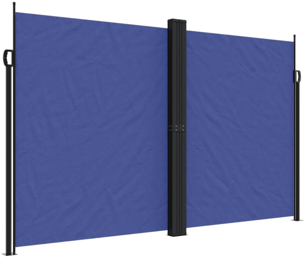 vidaXL Seitenmarkise Ausziehbar Blau 200x1200 cm 4004851 Bild 1