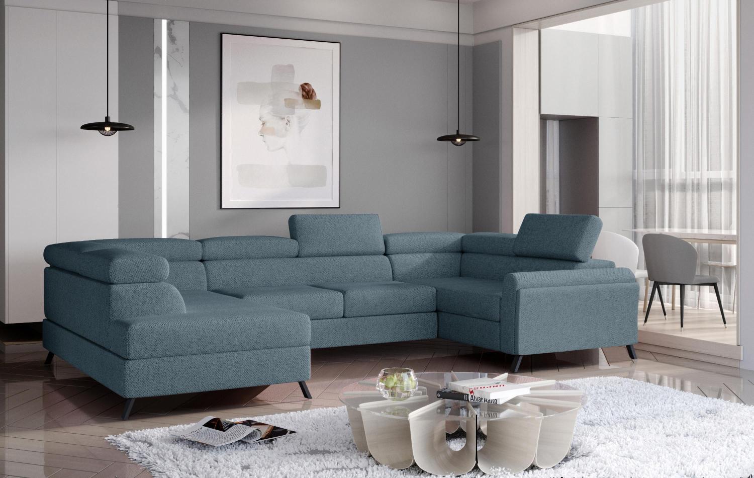 Wohnideebilder Escada Blau Ecksofas & Eckcouches Esc_04 Bild 1