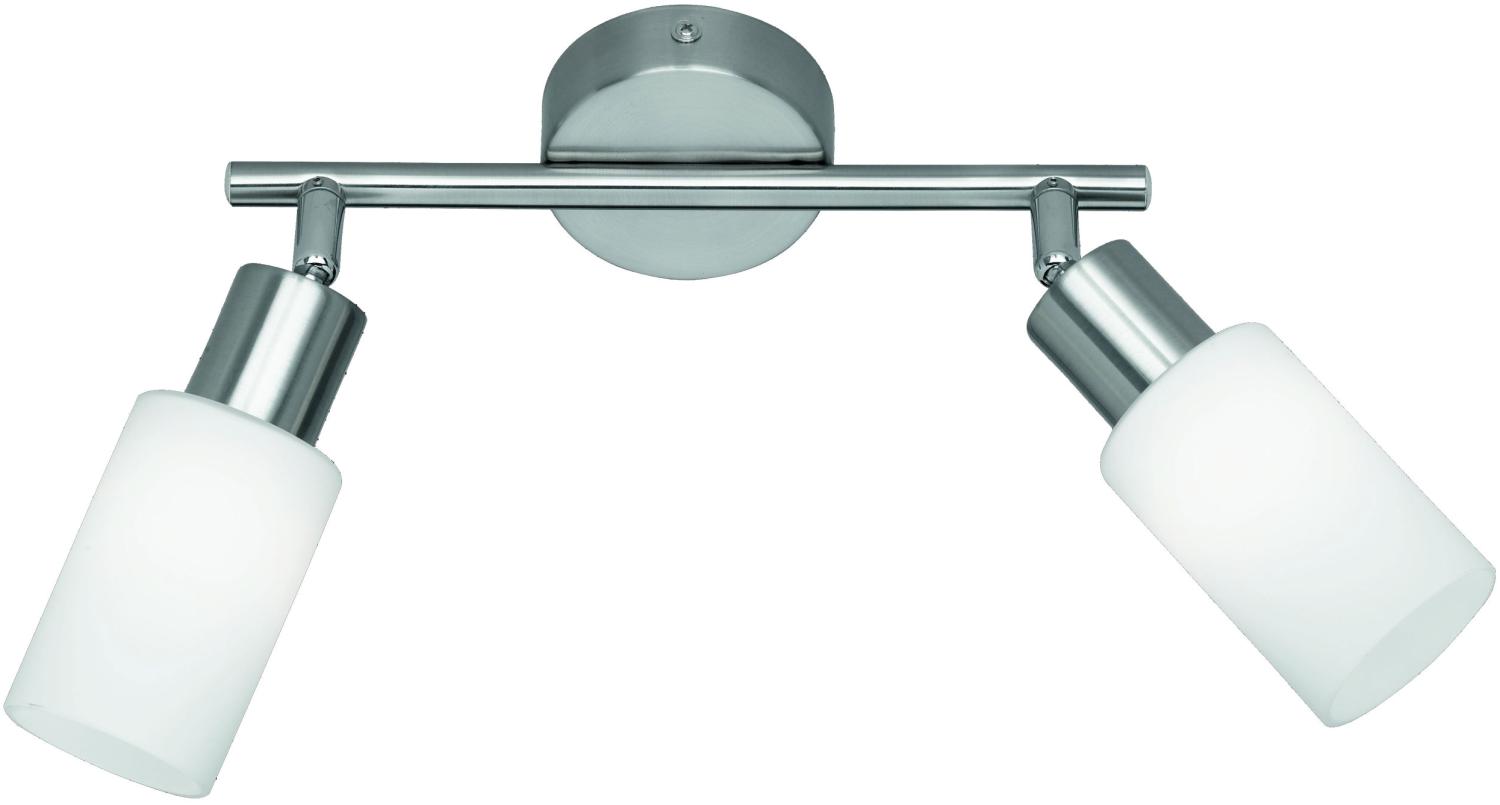 Reality | Trio Deckenspot, Deckenleuchte nickel matt, Glas opal matt Bild 1