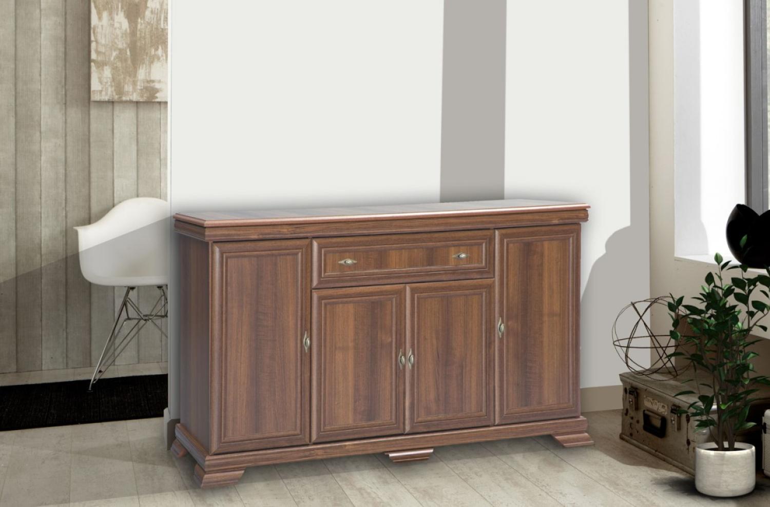 Sideboard "Kora" Kommode 168cm 4-türig Samoa King rustikal Bild 1