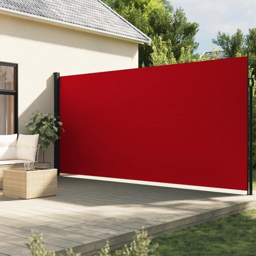 vidaXL Seitenmarkise Ausziehbar Rot 200x500 cm 4004462 Bild 1