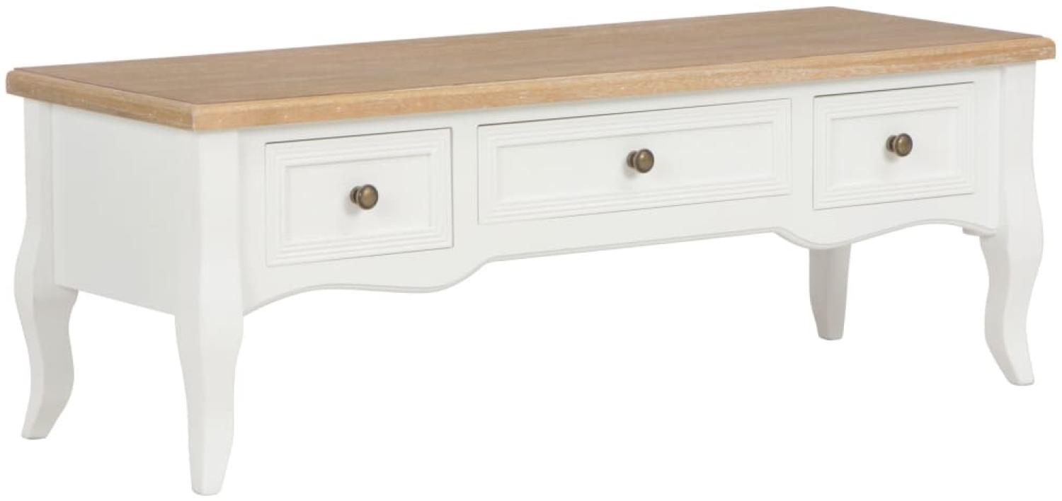 vidaXL TV-Schrank Weiß 100 x 35 x 35 cm Holz [280049] Bild 1