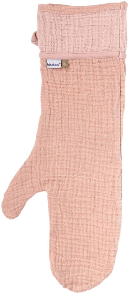 Bebe-Jou Pure Cotton Waschhandschuh XL Pink Rosa Bild 1