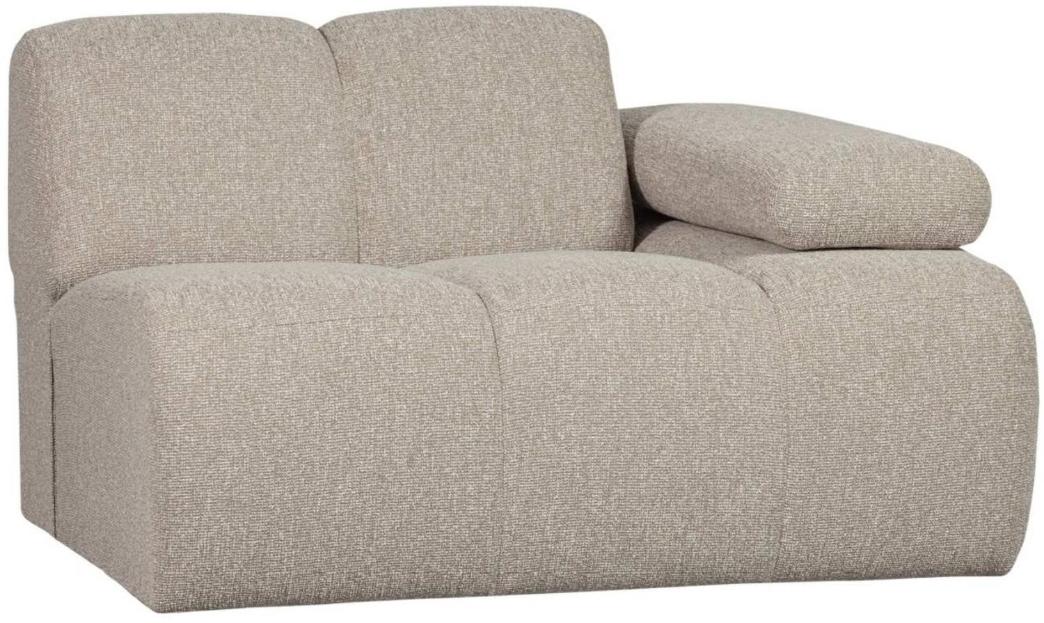 Modulsofa Mojo Boucle 1er Arm-Rechts, Beige Bild 1