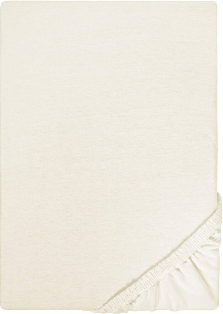 Castell Jersey-Stretch-Spannbetttuch, Natur, 1x 140x200 cm - 160x200 cm, 140x200 cm Bild 1