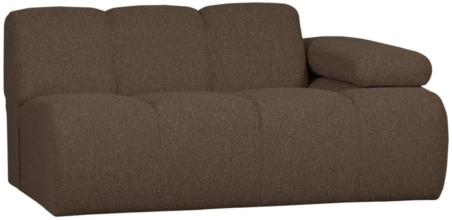 Modulsofa Mojo Boucle 1,5er Arm-Rechts, Braun Bild 1